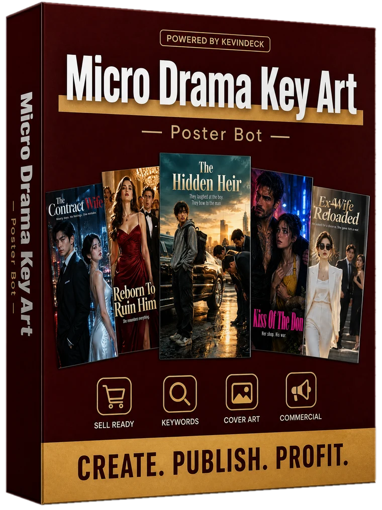 Sloane, the micro drama key art studio