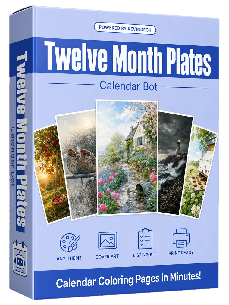 Della, the twelve month plates studio