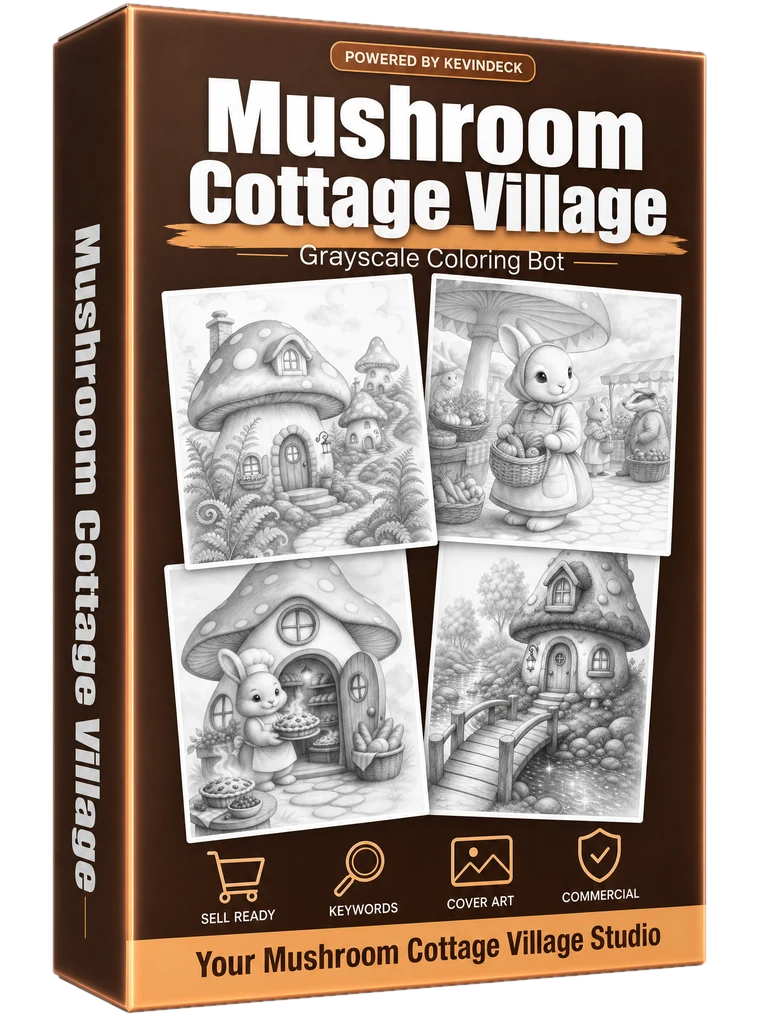 Sporling, the mushroom cottage village studio