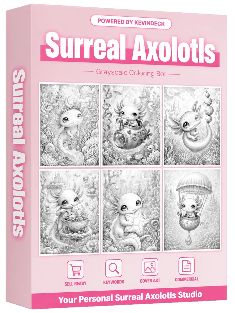 Bubbly, the surreal axolotls studio