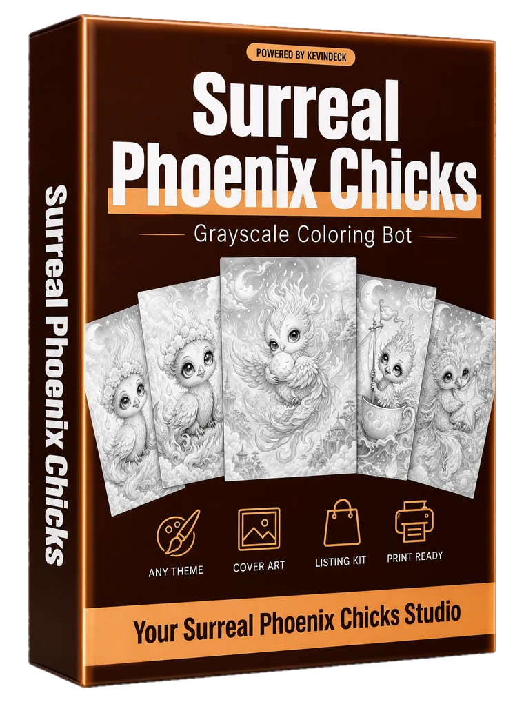 Pippa, the surreal phoenix chicks studio